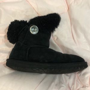 black uggs with jewel